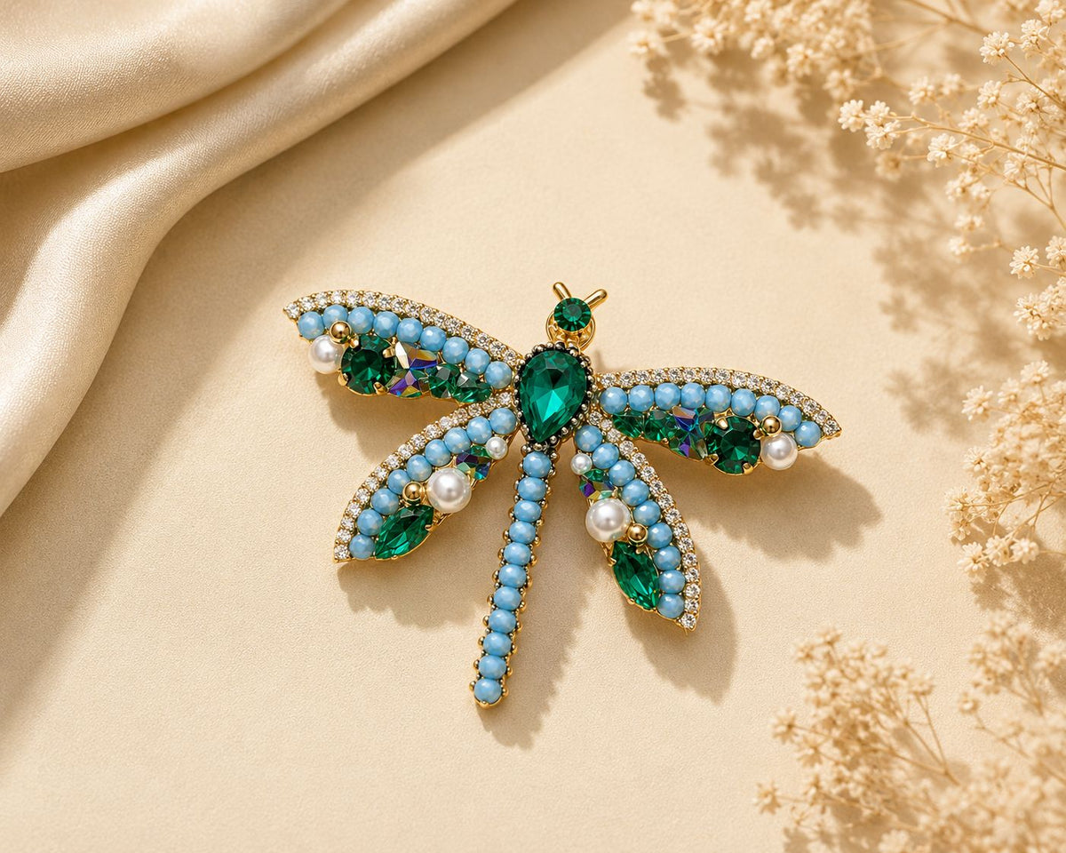 Dragonfly Elegance Brooch