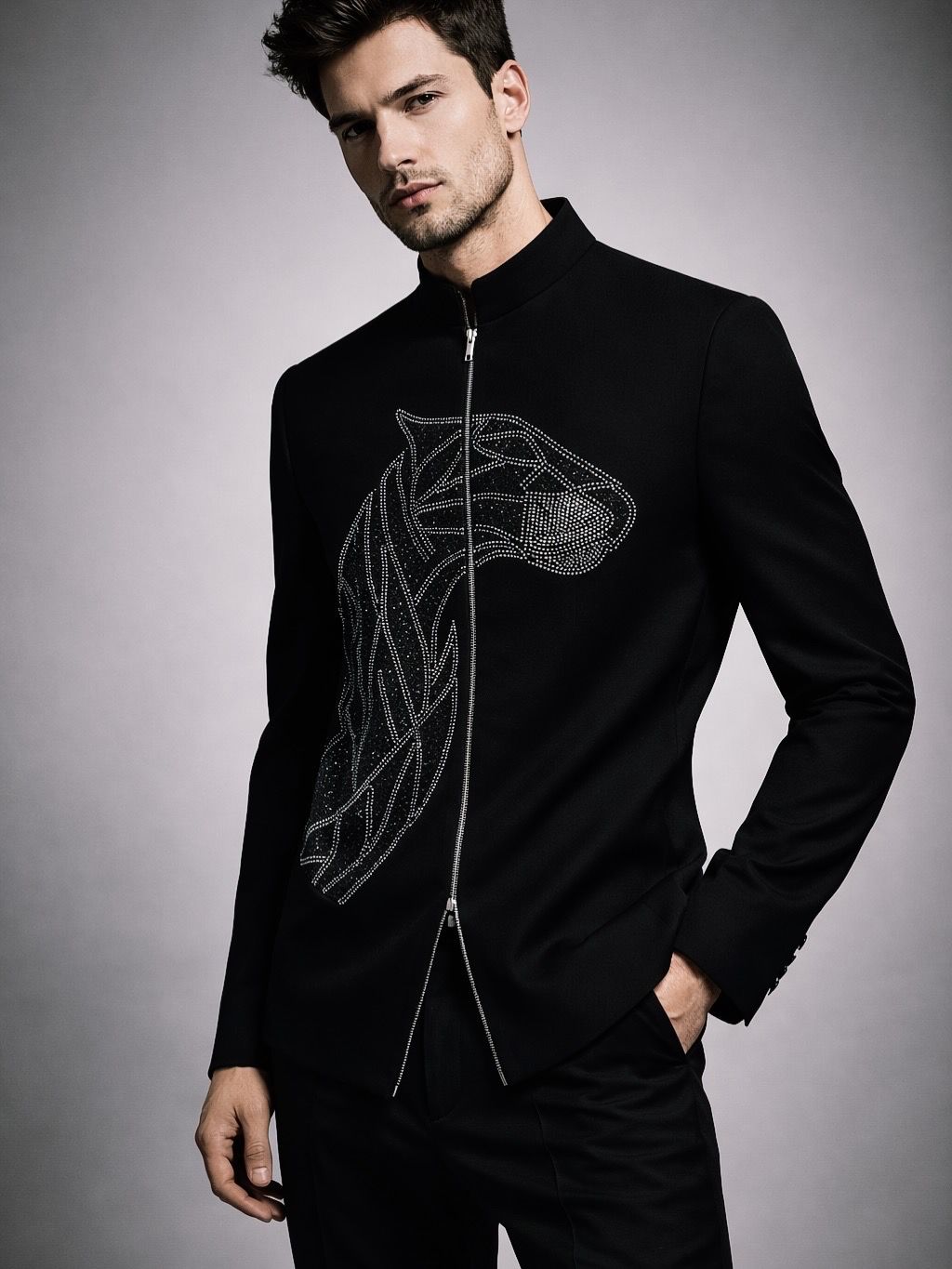 BLACK PANTHER BOMBER JACKET WITH PANTS