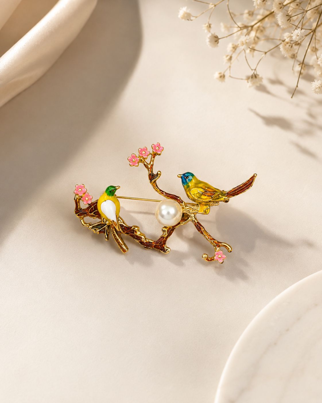 SONG-BIRD BROOCH