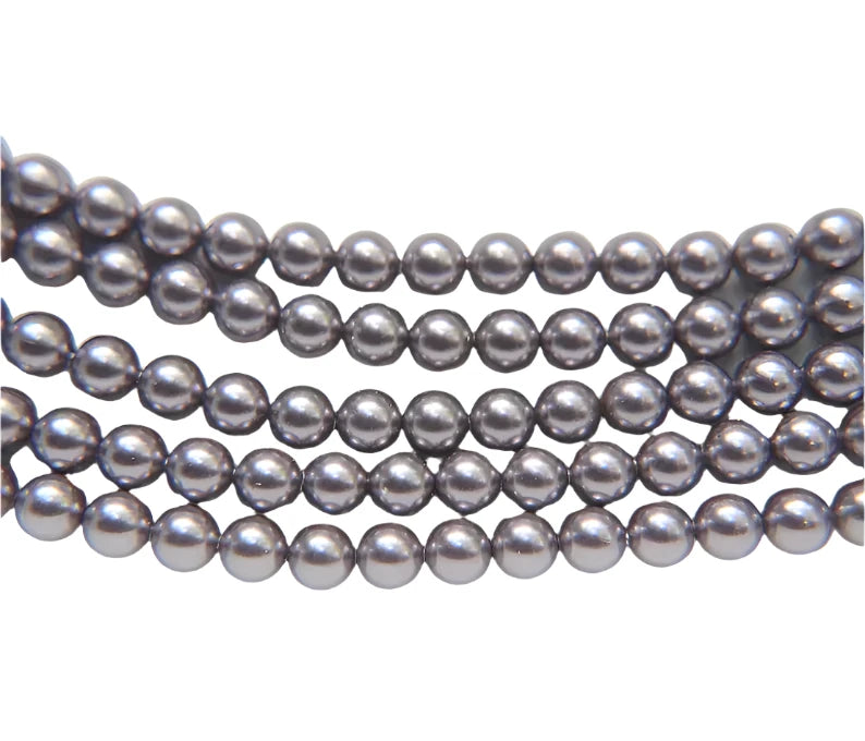 Austrian Pearl Light Grey (6MM)